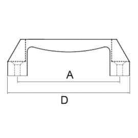 Klamka z tworzywa sztucznego