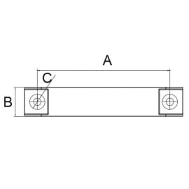 Klamka z tworzywa sztucznego