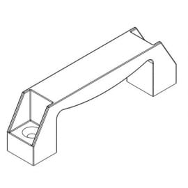 Klamka z tworzywa sztucznego