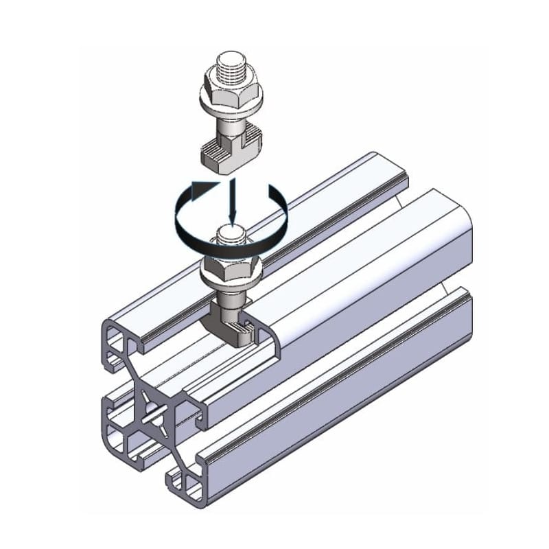 Śruba wpustowa serii T