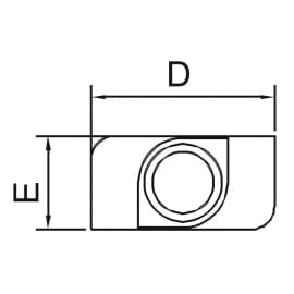 Śruba wpustowa serii T