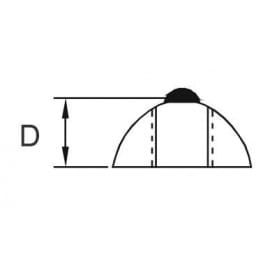 Nakrętka półokrągła